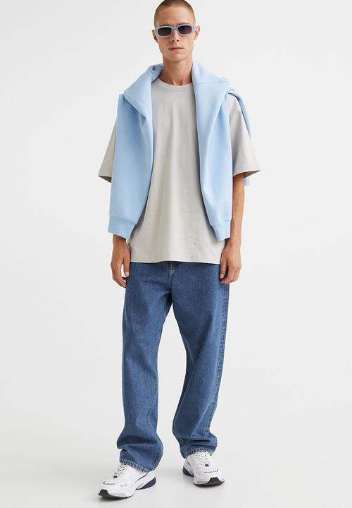 H&M - Relaxed fit T-shirt - light greige 