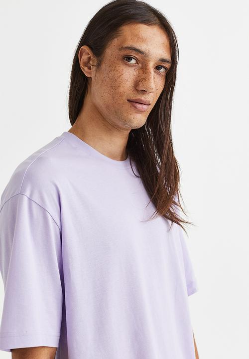 H&M - Relaxed fit T-shirt - light purple