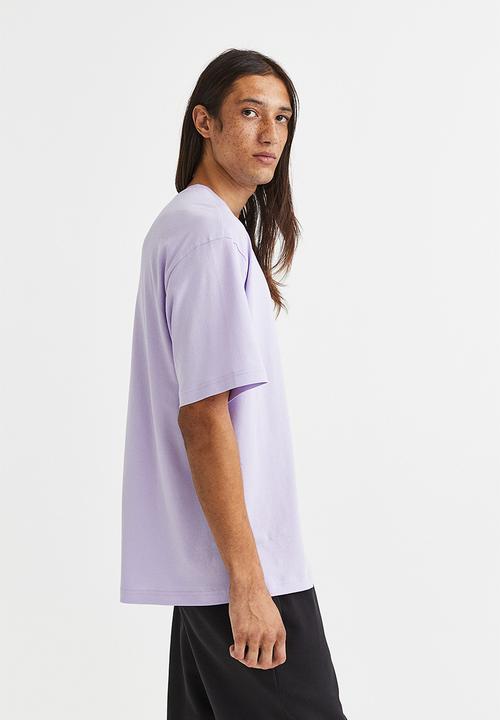 H&M - Relaxed fit T-shirt - light purple