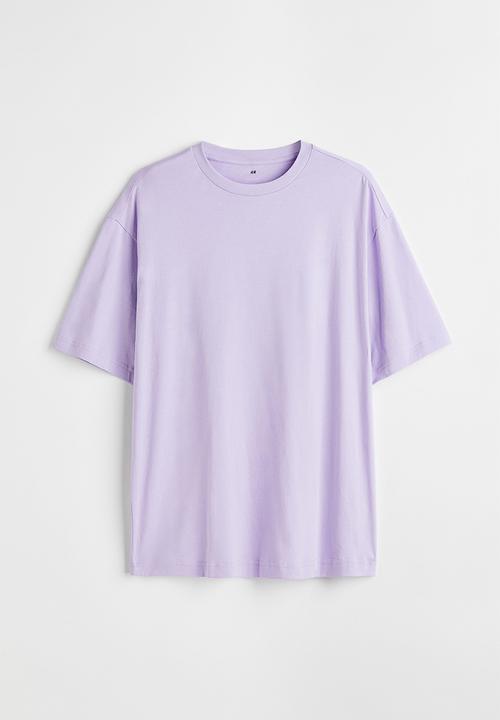 H&M - Relaxed fit T-shirt - light purple