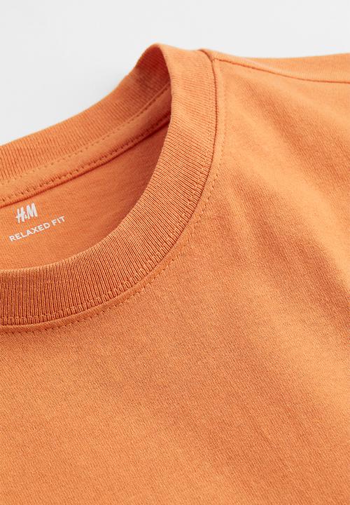H&M - Relaxed fit T-shirt - orange