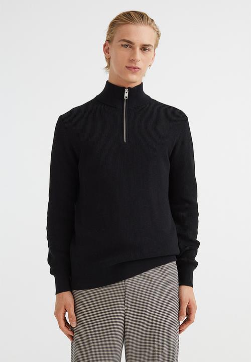 H&M - Slim fit jumper - black