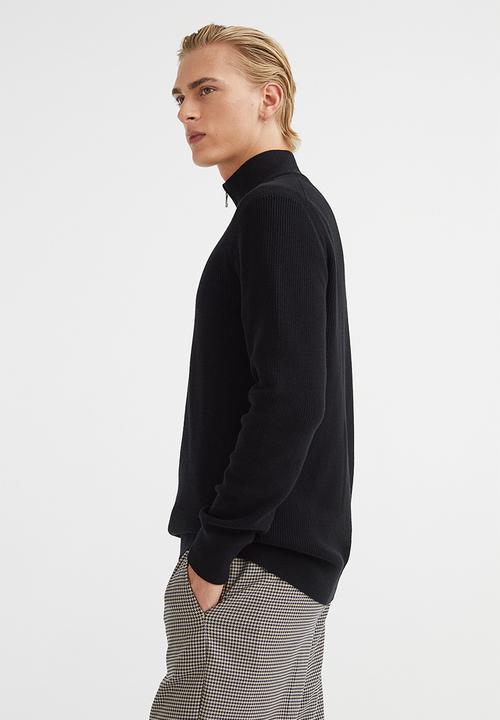 H&M - Slim fit jumper - black