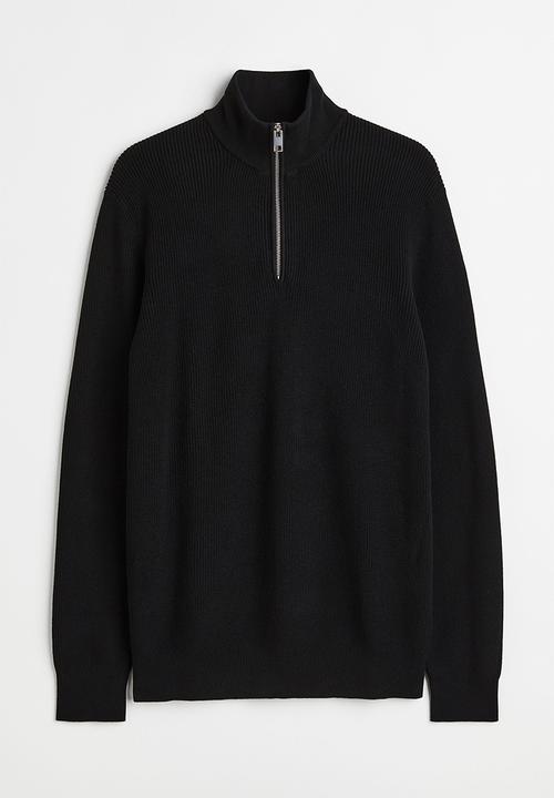 H&M - Slim fit jumper - black