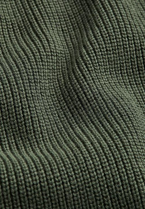 H&M - Slim fit jumper - dark khaki green
