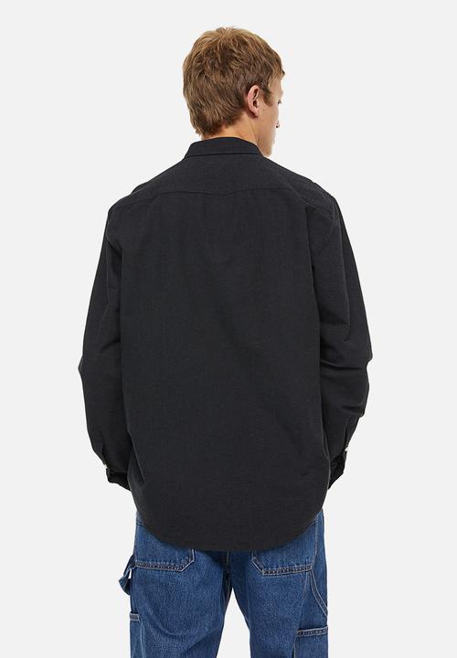H&M - Regular fit oxford shirt - anthracite grey