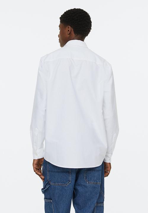 H&M - Regular fit oxford shirt - white