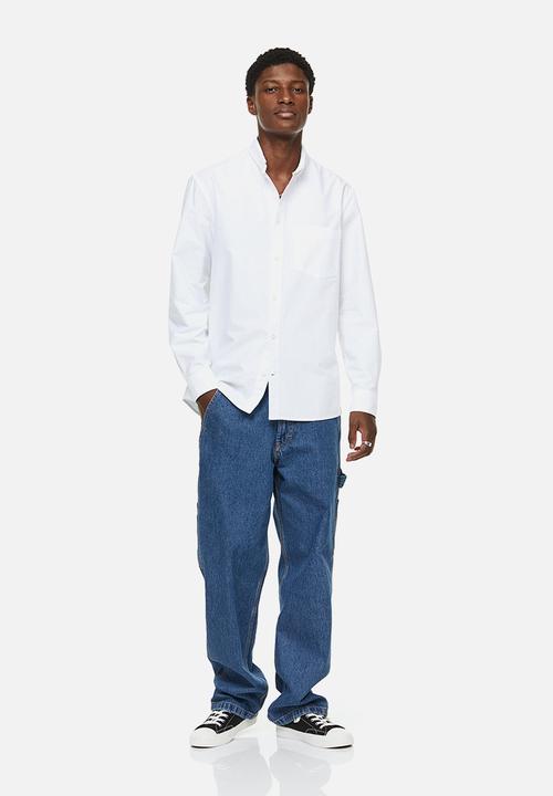 H&M - Regular fit oxford shirt - white