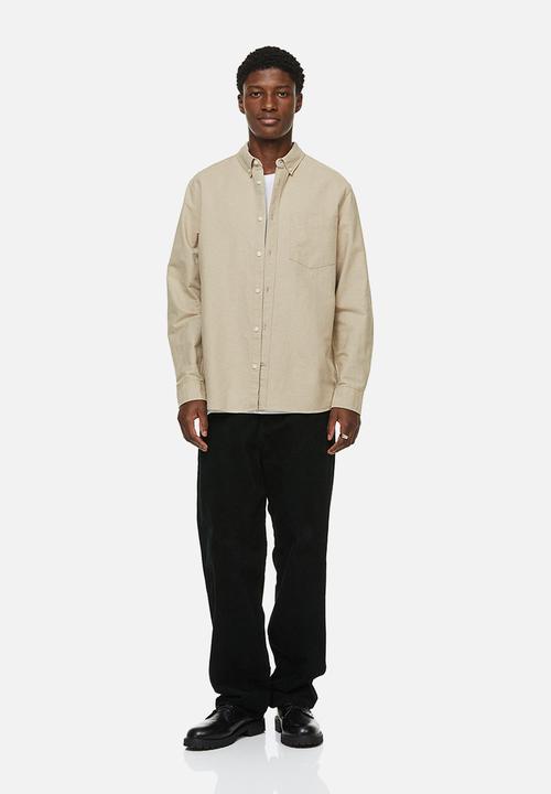 H&M - Regular fit oxford shirt - beige