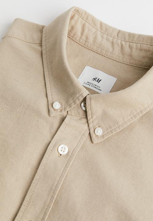 H&M - Regular fit oxford shirt - beige