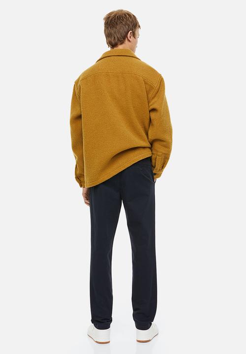 H&M - Slim fit cotton chinos - dark blue