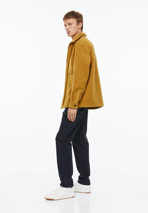 H&M - Slim fit cotton chinos - dark blue