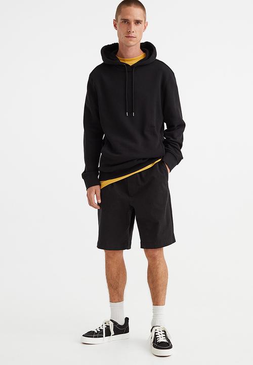 H&M - Regular fit hoodie - black