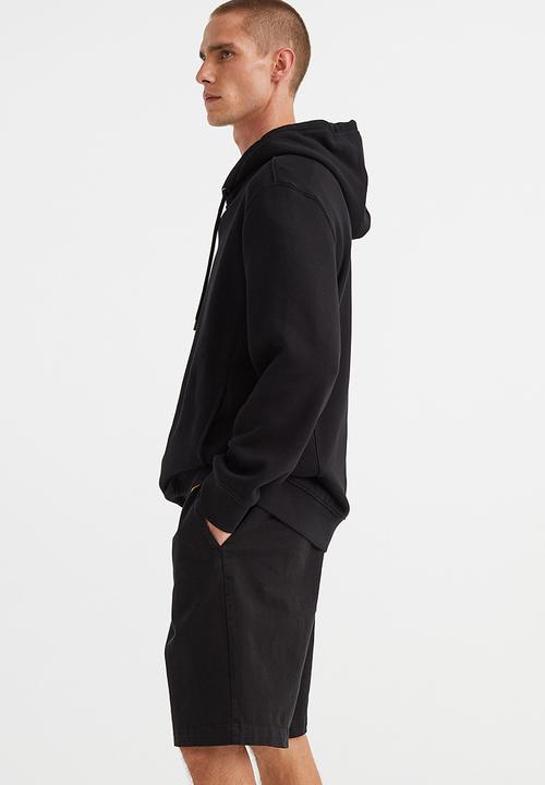 H&M - Regular fit hoodie - black