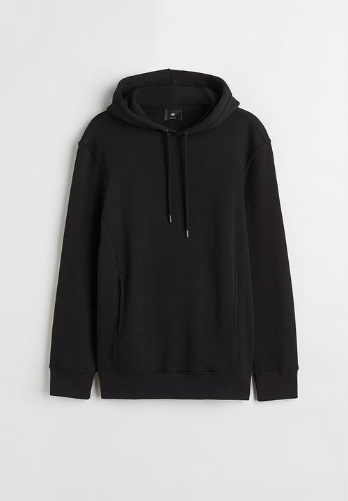 H&M - Regular fit hoodie - black