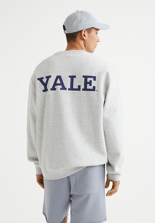 H&M - Relaxed fit sweatshirt - light grey marl/yale