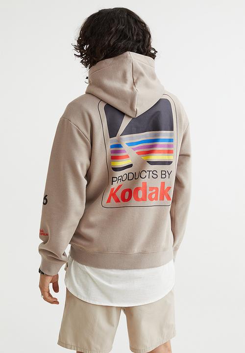 H&M - Relaxed fit hoodie - beige/kodak