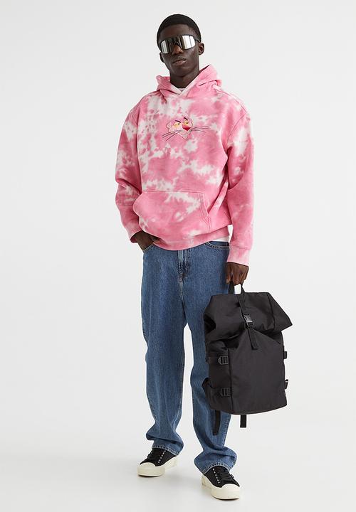 H&M - Relaxed fit hoodie - pink/pink panther