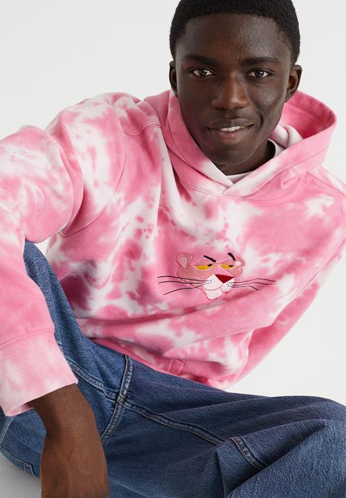 H&M - Relaxed fit hoodie - pink/pink panther
