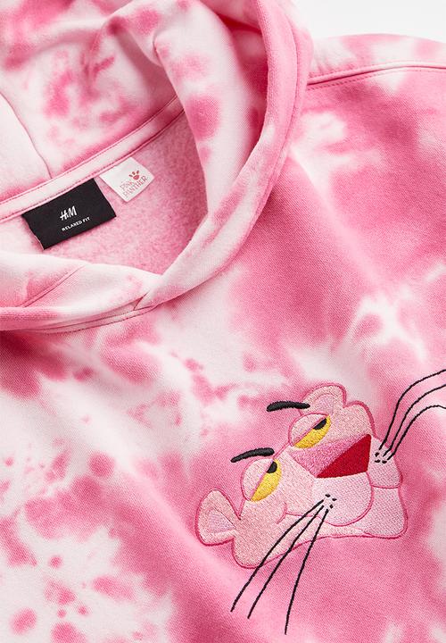 H&M - Relaxed fit hoodie - pink/pink panther