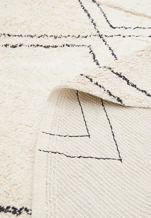 Sixth Floor - Nairi tufted round rug - cream