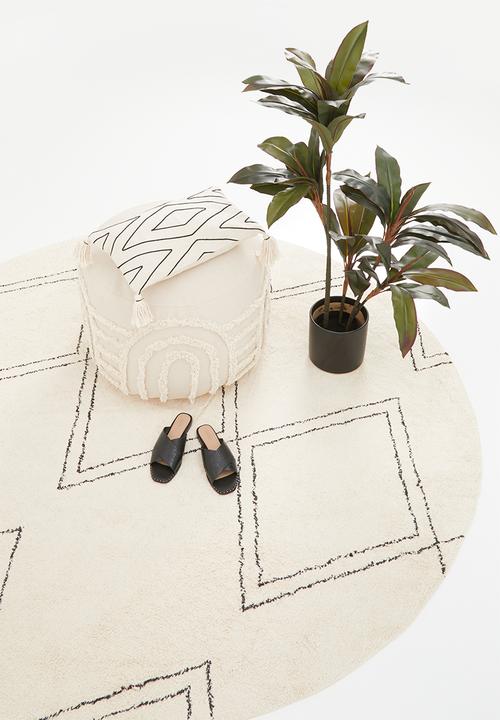 Sixth Floor - Nairi tufted round rug - cream