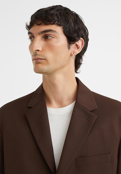 H&M - Relaxed fit unconstructed jacket - dark brown