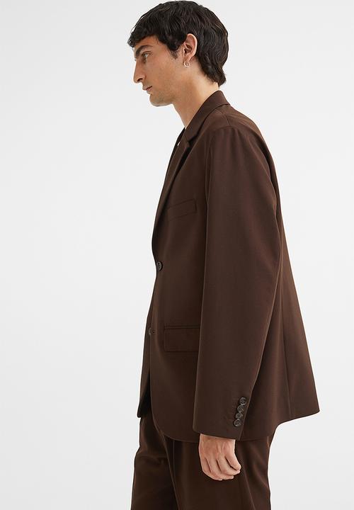 H&M - Relaxed fit unconstructed jacket - dark brown