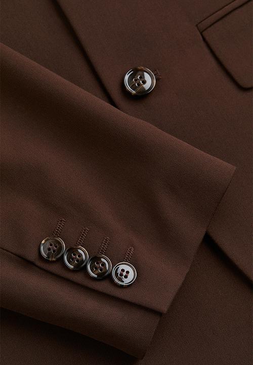 H&M - Relaxed fit unconstructed jacket - dark brown