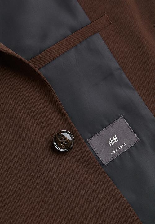 H&M - Relaxed fit unconstructed jacket - dark brown