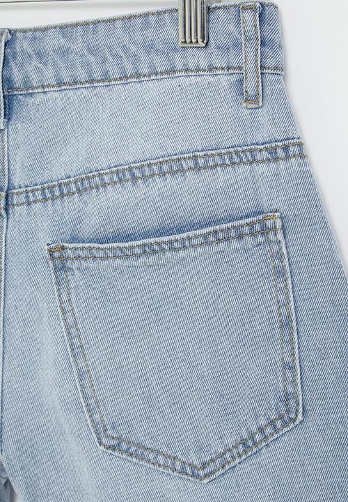 Name It - Girls mom shorts - light blue