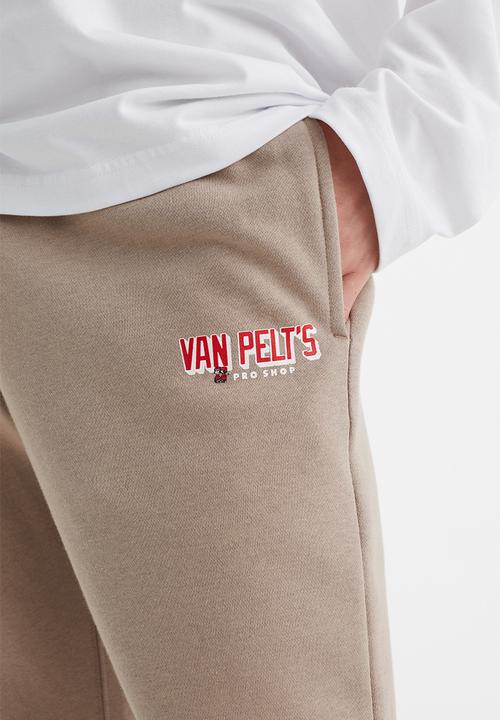 H&M - Regular fit sweatpants - beige/snoopy