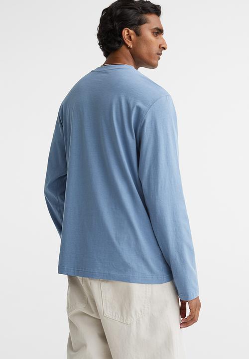H&M - Regular fit jersey top - blue