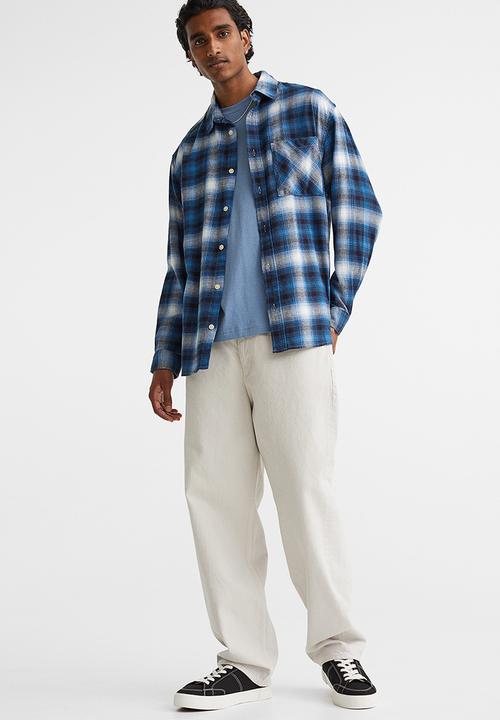 H&M - Regular fit jersey top - blue