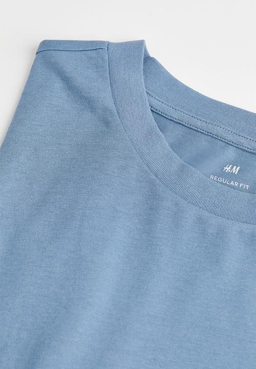 H&M - Regular fit jersey top - blue