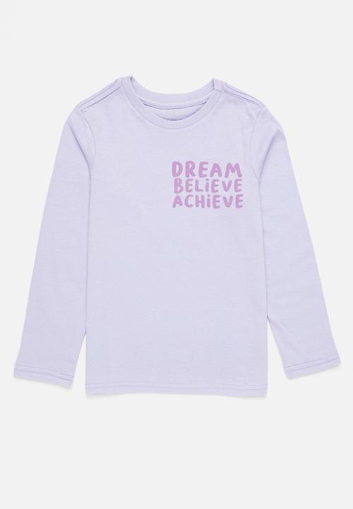 Superbalist - Girls 2 pack graphic tees - pink & lilac 