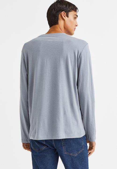 H&M - Regular fit jersey top - light blue