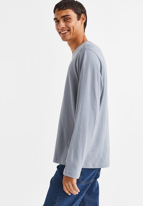 H&M - Regular fit jersey top - light blue