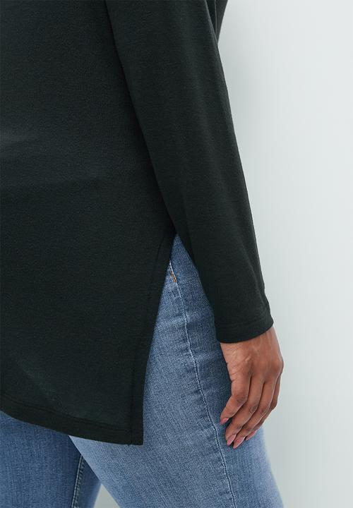 edit Plus - Tunic cut and sew - black