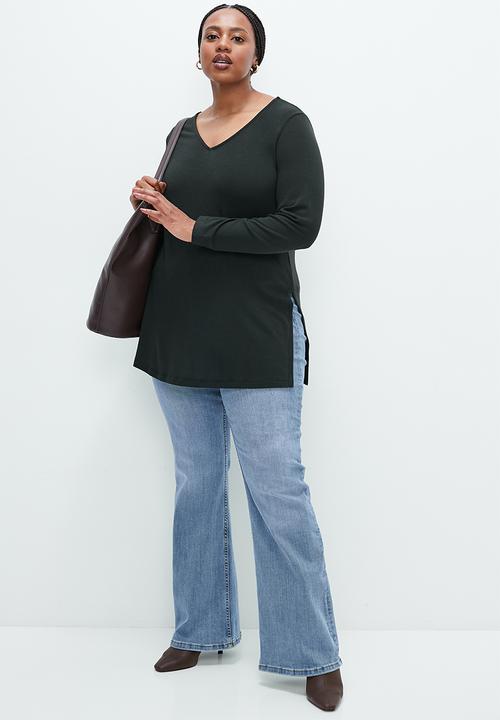 edit Plus - Tunic cut and sew - black