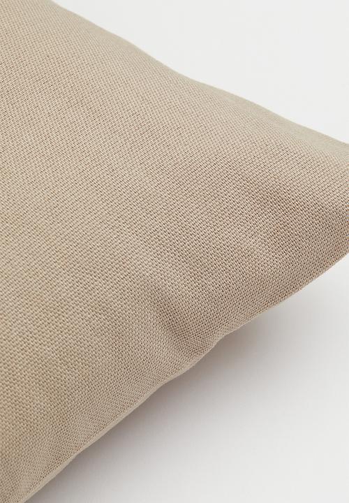 H&M - Cotton canvas cushion cover - beige