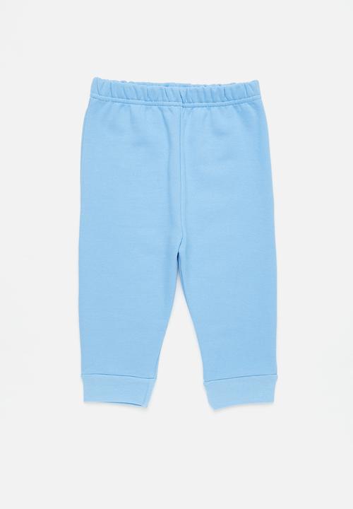 Superbalist - 2 pack plain trackpant - lilac & ight blue