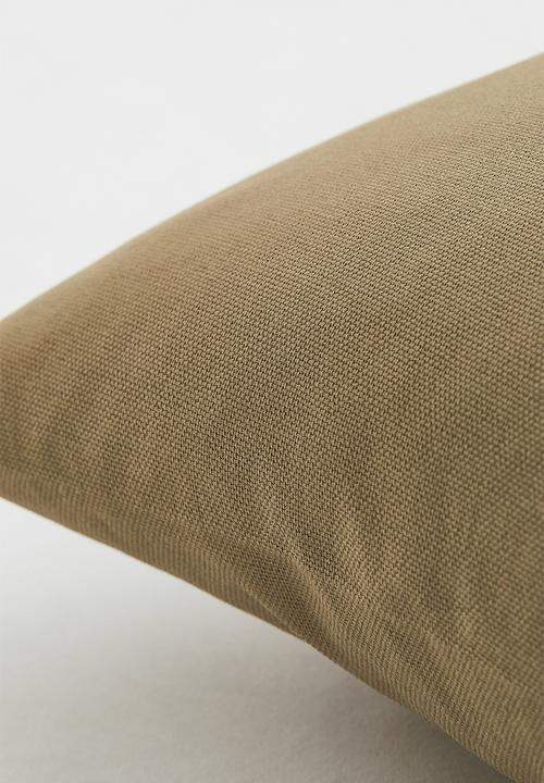 H&M - Cotton canvas cushion cover - green