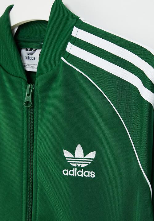 adidas Originals - Sst track top - dark green