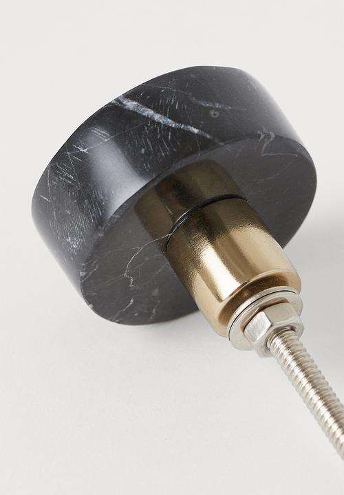 H&M - Marble knob - black