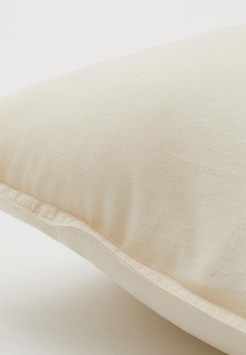 H&M - 2-pack cotton pillowcases - beige