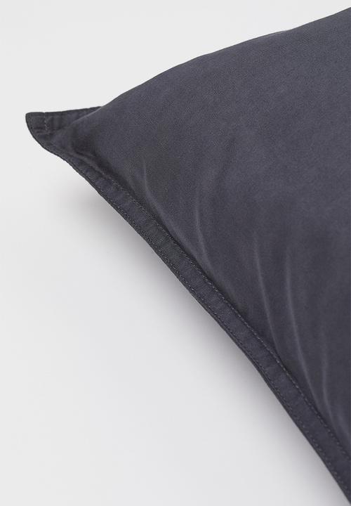 H&M - 2-pack cotton pillowcases - grey