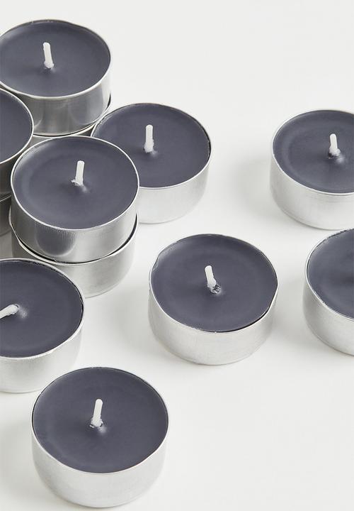 H&M - 18-pack tealights - grey