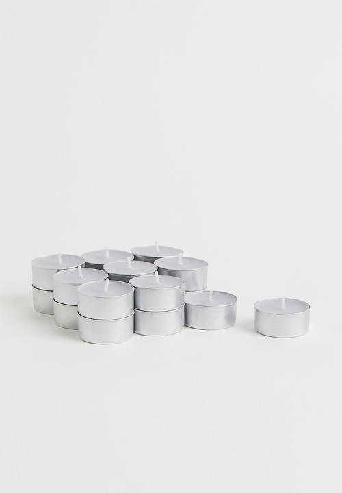 H&M - 18-pack tealights - grey