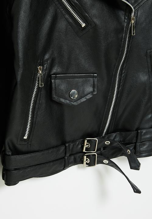 Pop Candy - Girls biker jacket - black